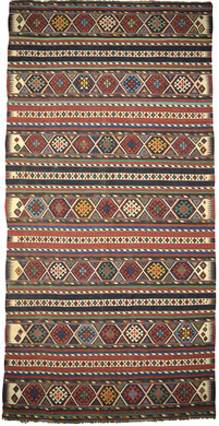7. Shirvan Kelim, Kaukasus, 2. Hälfte 19. Jahrhundert, 360 x 180 cm