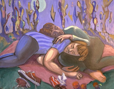 Sunday, 2025 - 75 x 95 cm, oil on canvas