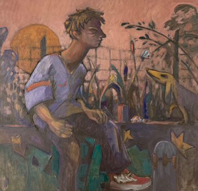 Tbt, 2025 - 90 x 75 cm, oil on canvas