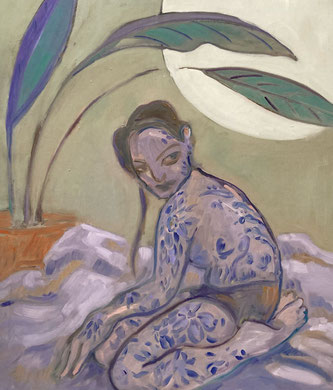 Porcelain, 2025 - 75 x 65, oil on canvas