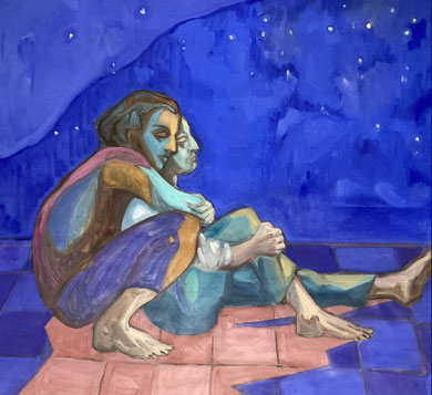 Father, 2021 - 100 x 110 cm, oil on canvas