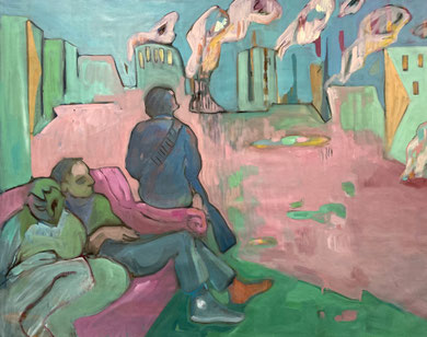 Pastorale, 2022 - 110 x 140 cm, oil on canvas