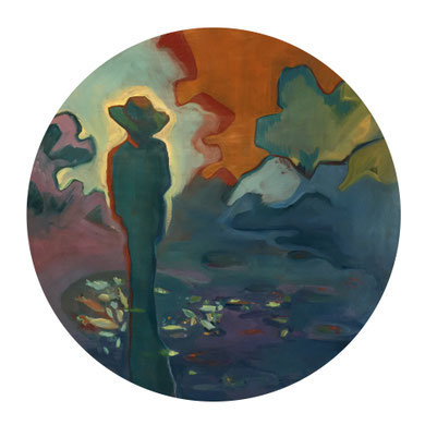 Fisherman, 2018 - 120 cm, oil on canvas