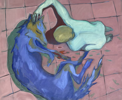 The healer, 2021 - 95 x 110 cm, oil on canvas