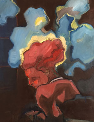 Nightfall, 2018 - 80 x 60 cm, oil on canvas