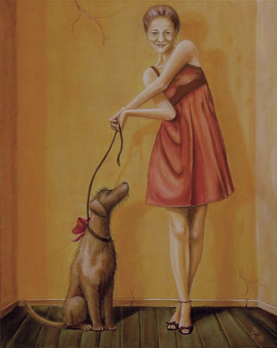 "Blind Date I" 80 x 100 cm Acryl auf LW