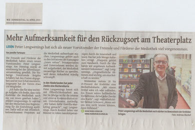 Westdeutsche Zeitung, 16. April 2015