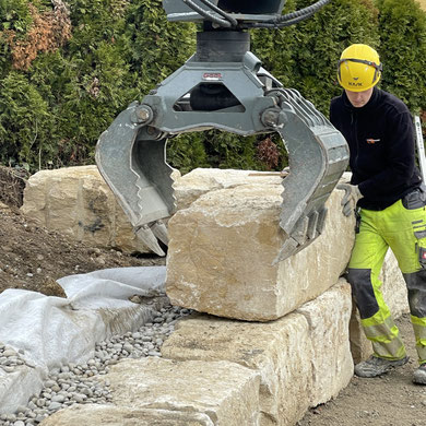 Eberhard Gartenbau AG Kloten, Lägern Blocksteine