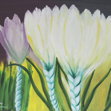 Frühling, 60 x 50 cm. Öl auf Leinwand