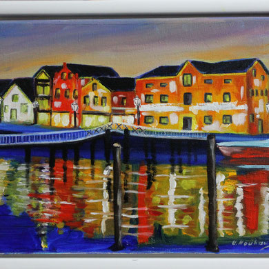 Husum Hafen 24 x 30 cm.