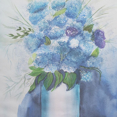 Blaue Blumen 