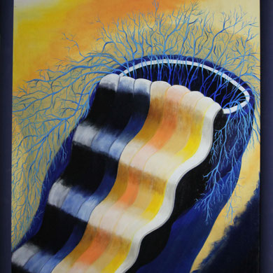 Reiki 2, Öl auf Leinwand 60 x 50 cm