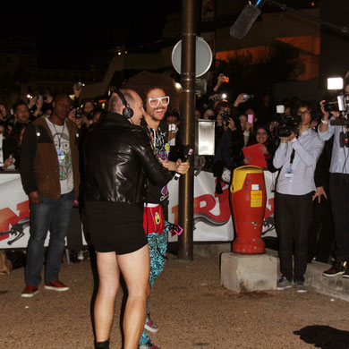 Redfoo de LAMFAO  et CAUET  - NRJ Music Awwards 2012 / Photo : Anik COUBLE