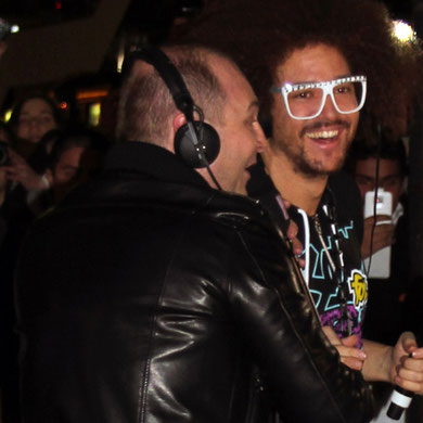 Redfoo de LAMFAO  et CAUET  - NRJ Music Awwards 2012 / Photo : Anik COUBLE