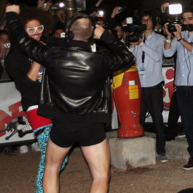 Redfoo de LAMFAO  et CAUET  - NRJ Music Awwards 2012 / Photo : Anik COUBLE