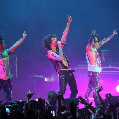 LMFAO en concert à Lyon, le 12 mars 2012 / Photo : Anik Couble