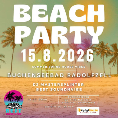Beachparty Buchenseebad Radolfzell