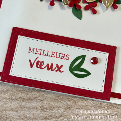 @magali.danjan Carte de Voeux Stampin'Up!®