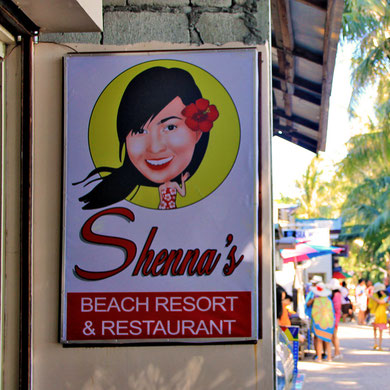 Shenna's Restaurant at Station 2, Boracay, Philippines. 2013 © Sabrina Iovino | JustOneWayTicket.com