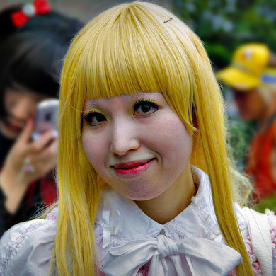 Miss Yellow Hair - Harajuku Street Fashion, Tokyo. Japan 2013 © Sabrina Iovino | JustOneWayTicket.com