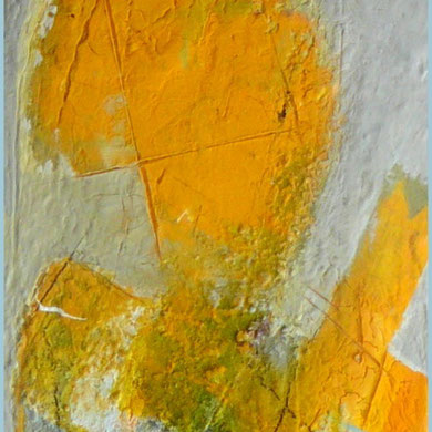 Gelbe Gestalt |  ca. 30 x 120 