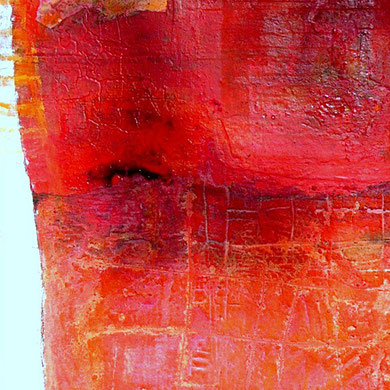 Rote Gestalt  |  ca. 100 x 120