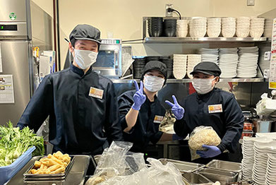 温野菜キッチン内画像　バイト・パート募集中！