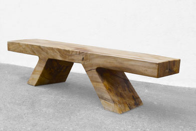 Bench · B2130 · Poplar,bench,console,woodbench,sculpture,woodworking,interiordesignwoodsculpture,art,woodart,wooddesign,decorativewood,originalartwork,modernwoodsculpture,joergpietschmann,oldwood