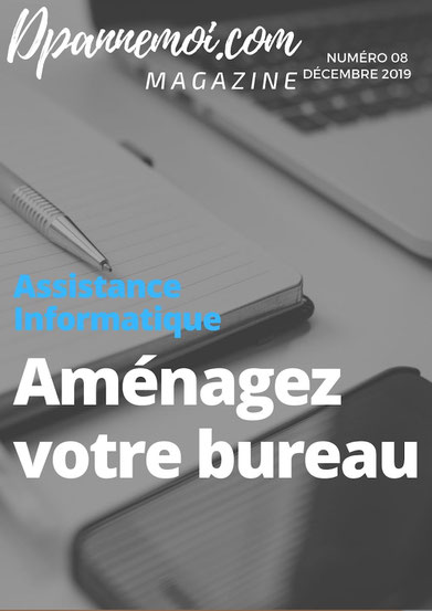 télétravail, installer un poste de travail efficace, assistant informatique, aménagement bureau