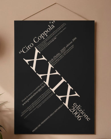 Locandina per la promozione della° Edizione del Premio Ciro Coppola a Casamicciola Terme 