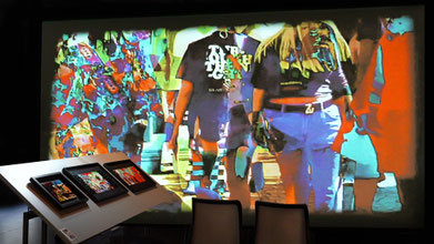 Video mapping, expo 2023 salle Hippollyte Ferrat