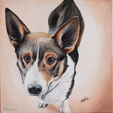"Benny", Acryl auf Leinwand, 40x40, 2014