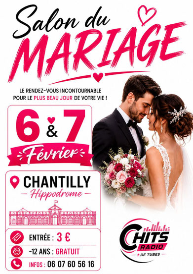 Salon du Mariage de Chantilly - 06 et 07 Février 2027