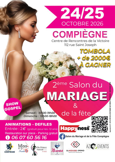 Salon du Mariage de Compiègne - 24 et 25 Octobre 2026