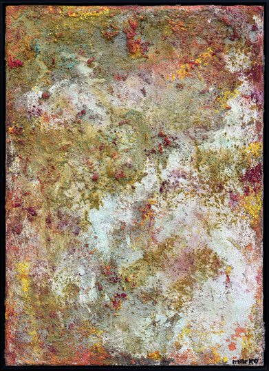 "Riff" 2016 Acryltechnik auf Leinwand 70 x 50 cm (gerahmt) //sold//