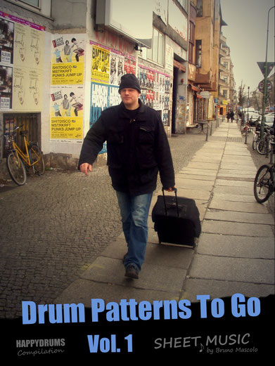 Drum Patterns To Go - intermediate - advanced drum set grooves & fills - Happydrums Compilation