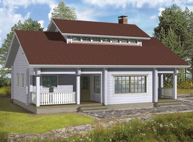 Kleines Blockhaus als Wohnhaus Himmelpfort  -  Blockhaus bauen  - Bungalow - Singlehaus  - Winterfestes Holzhaus in massiver Blockbauweise - Hausbau - Holzbau - Magdeburg - Hannover - Göttingen - Wernigerode - Bauen - Brandenburg -  Typenhaus - Hausbau