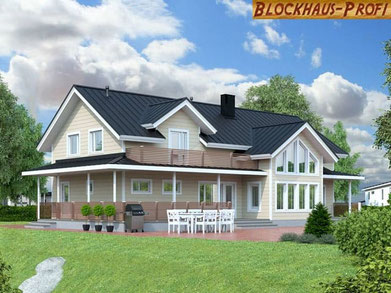 Wohnblockhaus - Holzhaus Hamburg - Kassel - Große Blockhäuser - Winterfeste Holzhäuser - Stadtvilla - Landhaus - Hildesheim - Holzhäuser in massiver Blockbauweise allergikergerecht ohne Folien - Einbeck - Hameln - Schaumburg - Hausbau - Blockhausbau