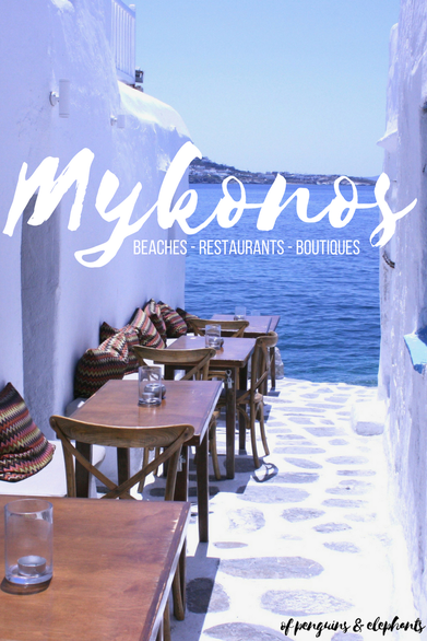 Mykonos Greece of penguins & elephants Pinterest Island Guide Mykonos: Beaches Restaurants Boutiques