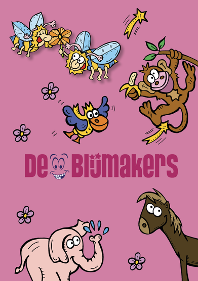 Dirk Van Bun Illustraties & Vormgeving - Gepersonaliseerd kleurboekje - De Blijmakers