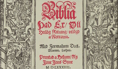 Guðbrandsbiblía 1584 Iselandi Bibles