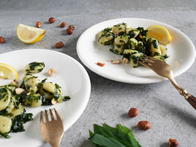 Gnocci in Bärlauchbutter