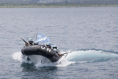 UN-Patrouille auf dem Tanganjikasee
