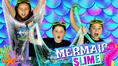 slime, science, mermaid slime, recipe