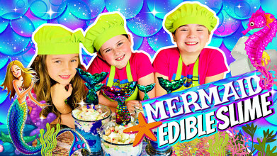 slime, science, edible slime, recipe, mermaid slime, marshmallow slime