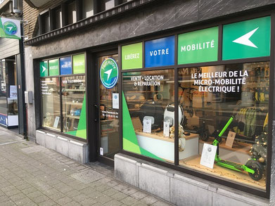 magasin trottinettes électriques Namur