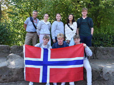 Gruppenbild mit meiner Norwegergruppe aufgenommen von Martina Müller