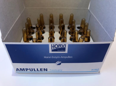 Bild: Testsatz Horvi Enzyme