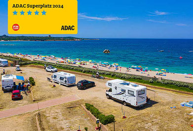 Die besten Campingplätze Sardinien 2026 Camping Village Baia Blu La Tortuga Italien vergleich Familiencamping Sterne Luxus Stellplätze Familien Günstig Bewertung Kosten