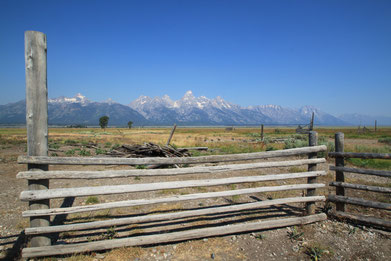 Antelope Flats near Jackson, Wyoming, is famous as the filming site of "Shane". However, John Wayne rode that range 25 years before, in "The Big Trail".